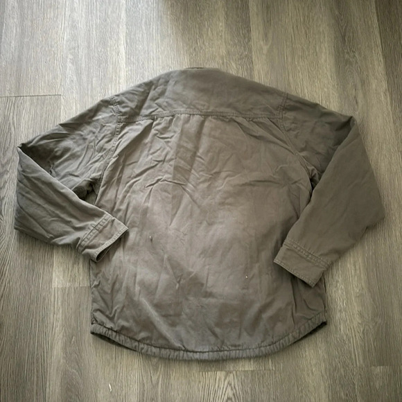 The American Outdoorsman Fleece Lined Cargo Button Up Jacket Size Large - Picture 6 of 7